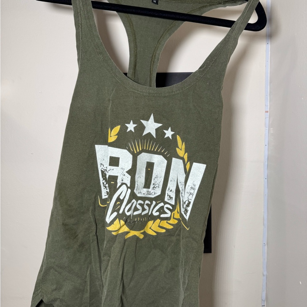 Body building gym Green Tank Top